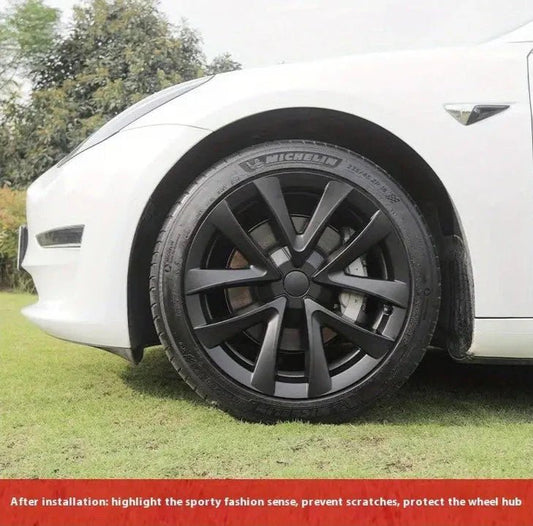 Elevate Your Tesla Model Y's Presence with Sleek Wheel Cover Upgrades