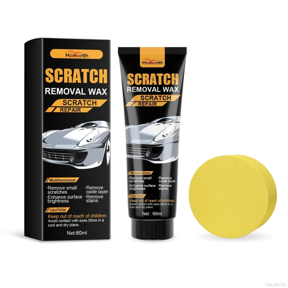 Nano Car Scratch Remover Paste: Deep Repair & Paint Restorer, Waterproof UV Shield, No Polishing Required, Safe for All Colors - TESLARY Tesla Shop Accessories Europe Nederlands Ireland Deutschland Espana Alicante France Italia