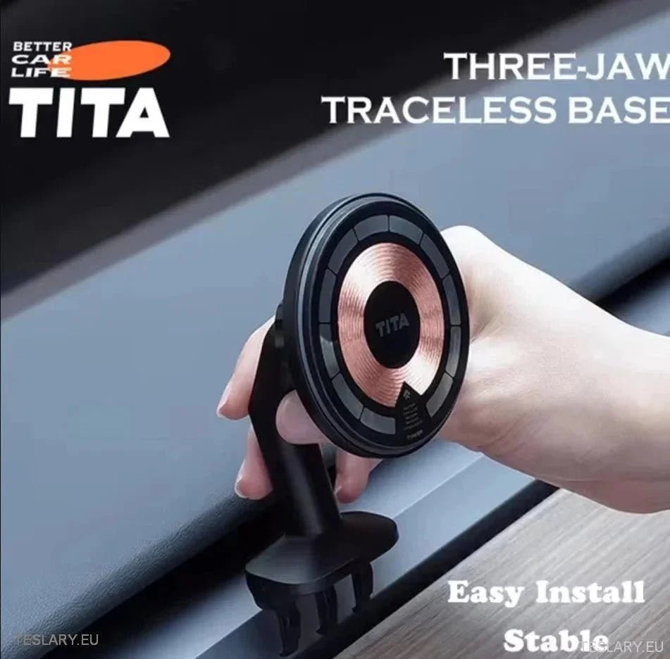 Accessoires Tesla : Tita Magnetic Phone Charger Innovant