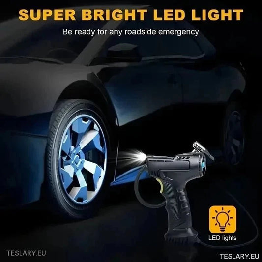 Compresseur d'Air 12 Volts pour Tesla : Accessoire Indispensable
