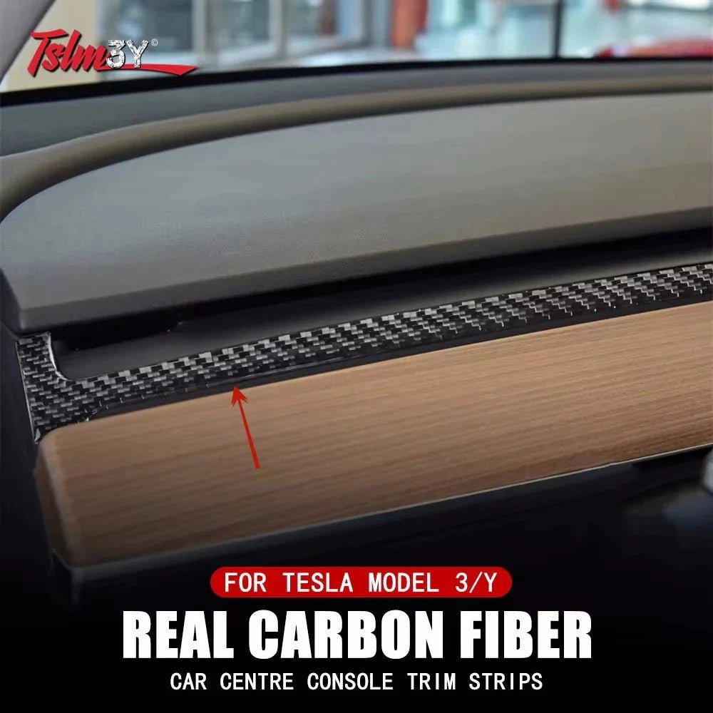 Dashboard Trim Carbonfaser für Tesla: Eleganz Optimieren