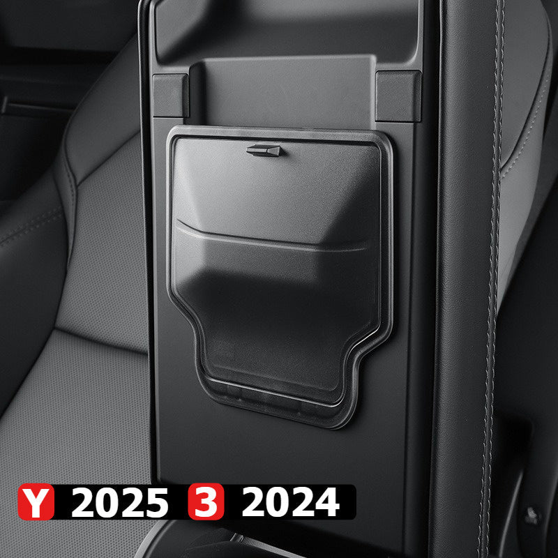 Elevate Tesla Experience with Hidden Armrest Storage Organizer