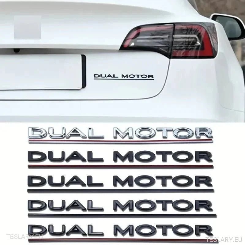 Emblème Dual Motor : Accessoire Incontournable pour Tesla