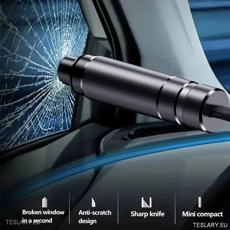 Hätätilanteiden pelastustyökalu Tesla-kuskille