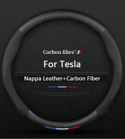 Housse Volant Cuir Carbone pour Tesla : Élégance et Confort
