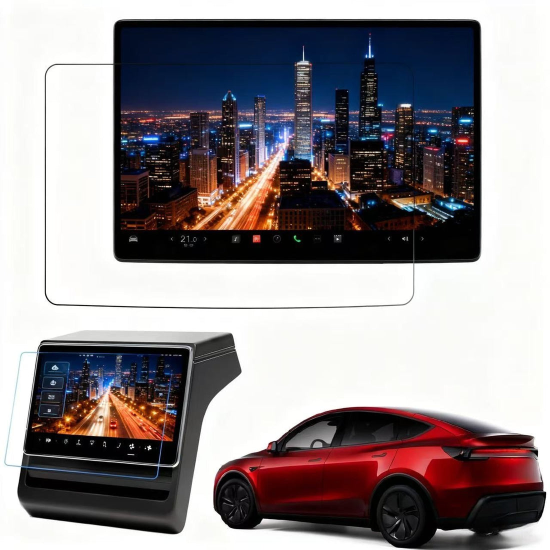 Protecteur Écran Verre Trempé Tesla Model Y et 3