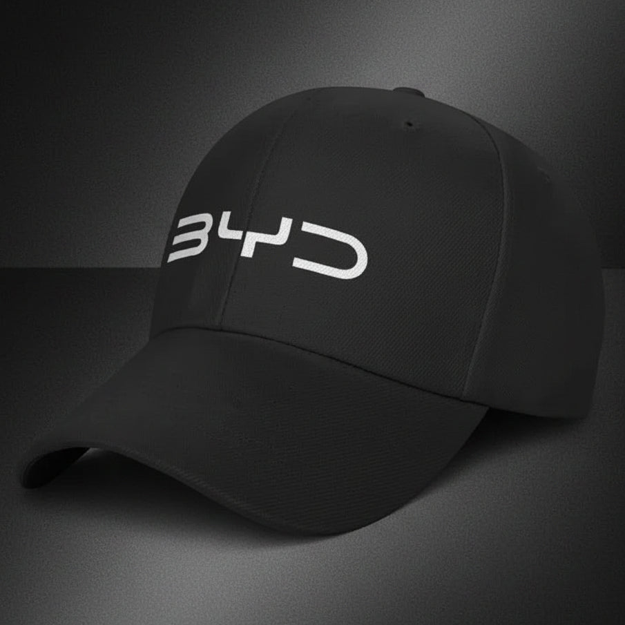Sähköautoharrastajien Huipputuote: Baseball Cap BYD-logolla