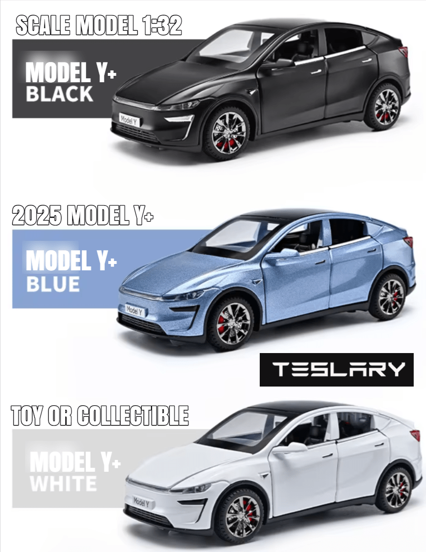 Tesla Mallin Y+ Juniper: Huipputarkka Diecast-Malli