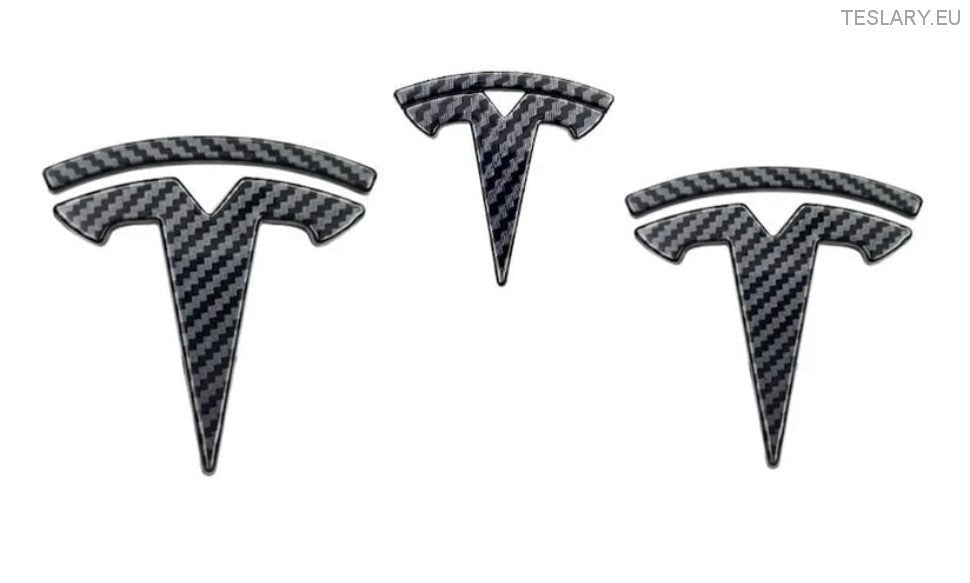 Tesla Model 3 Logos Kit für individuelles Fahrzeugdesign