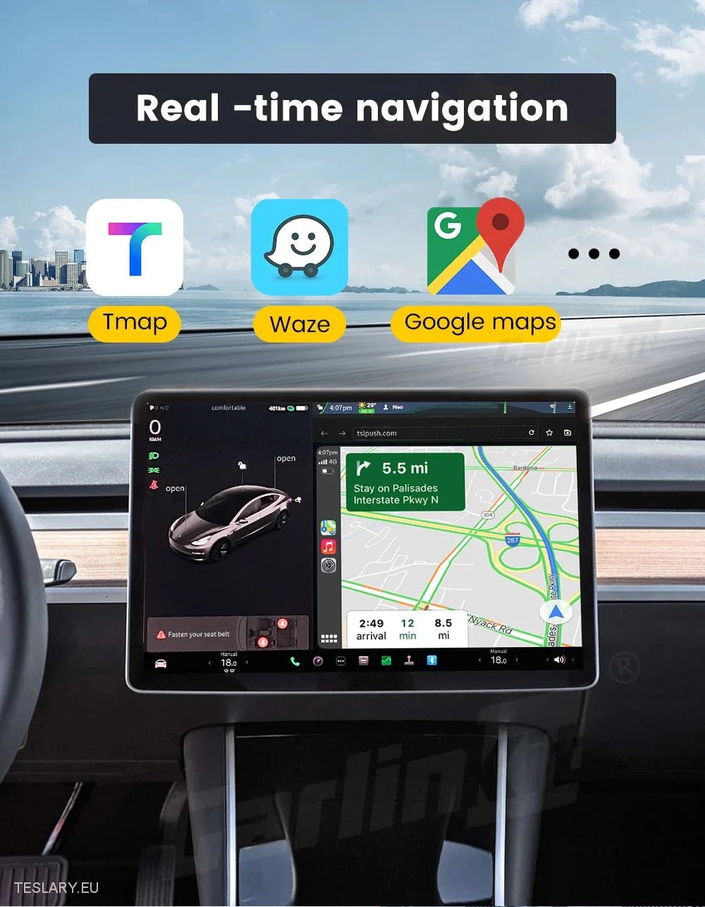 Tesla Zubehör: Wireless Adapter für Carplay für Android & Apple