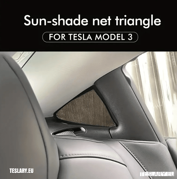 Triangular Rear Windows Shade: Lisää yksityisyyttä Teslaasi