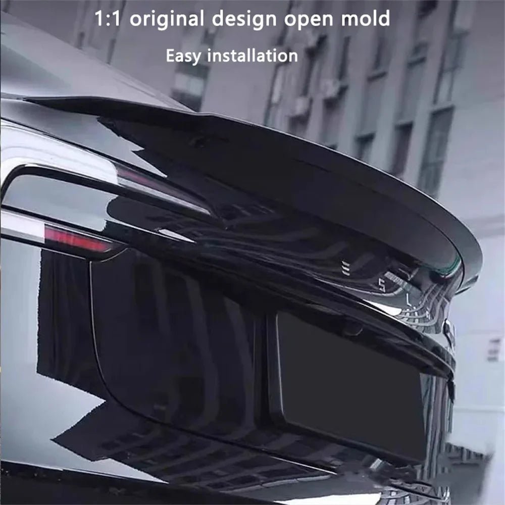 Upgrade Tesla Model 3 met Verbeterde Carbon Fiber Spoiler