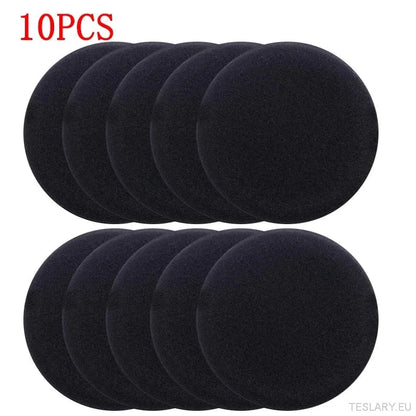 10pcs round car wax polish wax foam sponge high density applicator pads cleaning sponge auto detail washing car cleaning tool - TESLARY Tesla Shop Accessories Europe Nederlands Dublin Cork Ireland Deutschland Espana Alicante France Italia