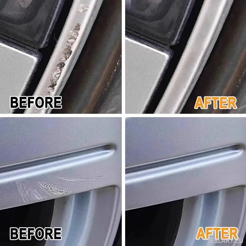 120g Premium Hub Repair Kit Hub Detail Restorer Oxidation, scratch and wear remover Car Wheel Care Polishing paste Repair dents leaving no trace to enhance car maintenance - TESLARY Tesla Shop Accessories Europe Nederlands Ireland Deutschland Espana Alica