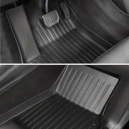 3D TPE All Weather Floor Mats LHD for Tesla Model 3 , Model 3 Highland , Model Y and Model Juniper - TESLARY Tesla Shop Accessories Europe Nederlands Dublin Cork Ireland Deutschland Espana Alicante France Italia