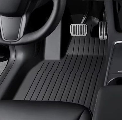 3D TPE All Weather Floor Mats LHD for Tesla Model 3 , Model 3 Highland , Model Y and Model Juniper - TESLARY Tesla Shop Accessories Europe Nederlands Dublin Cork Ireland Deutschland Espana Alicante France Italia