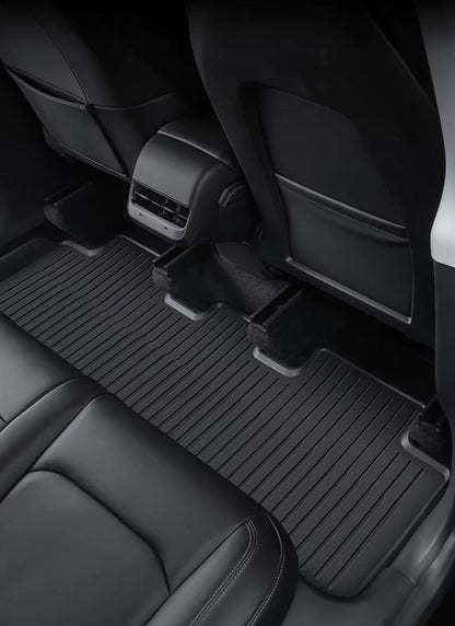 3D TPE All Weather Floor Mats LHD for Tesla Model 3 , Model 3 Highland , Model Y and Model Juniper - TESLARY Tesla Shop Accessories Europe Nederlands Dublin Cork Ireland Deutschland Espana Alicante France Italia