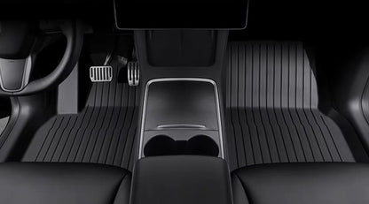 3D TPE All Weather Floor Mats LHD for Tesla Model 3 , Model 3 Highland , Model Y and Model Juniper - TESLARY Tesla Shop Accessories Europe Nederlands Dublin Cork Ireland Deutschland Espana Alicante France Italia