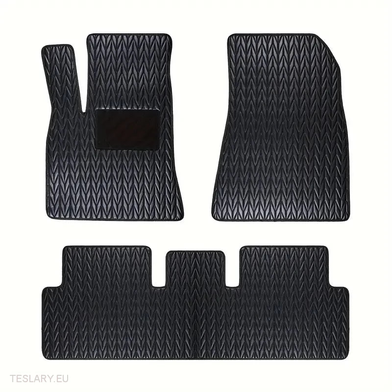 Tesla Model 3 Custom PU Leather Floor Mats ( LEFT HAND DRIVE )