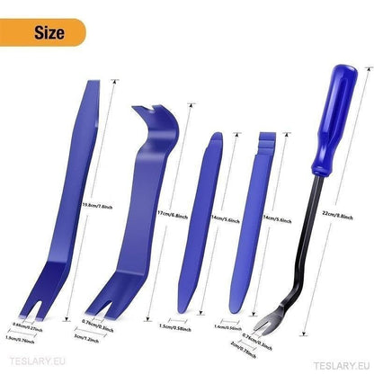 5 Piece Trim Tool Kit for your Tesla or other EV - TESLARY Tesla Shop Accessories Europe Nederlands Dublin Cork Ireland Deutschland Espana Alicante France Italia