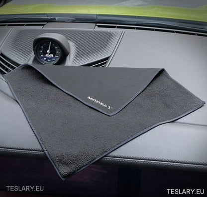 Microfibre Towel with Tesla Model Logo