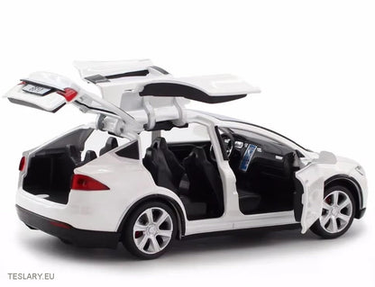 Tesla Model Model X  1:32 Unofficial Version Black , Red or White