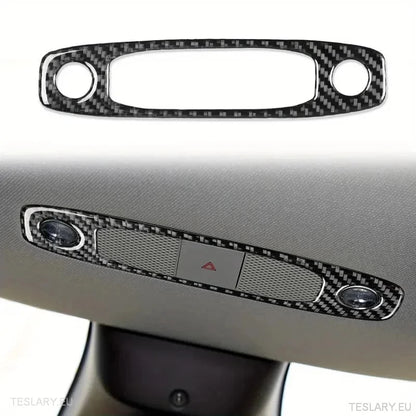 Dome / Map Light Cover for Tesla 3/Y Carbon Fiber