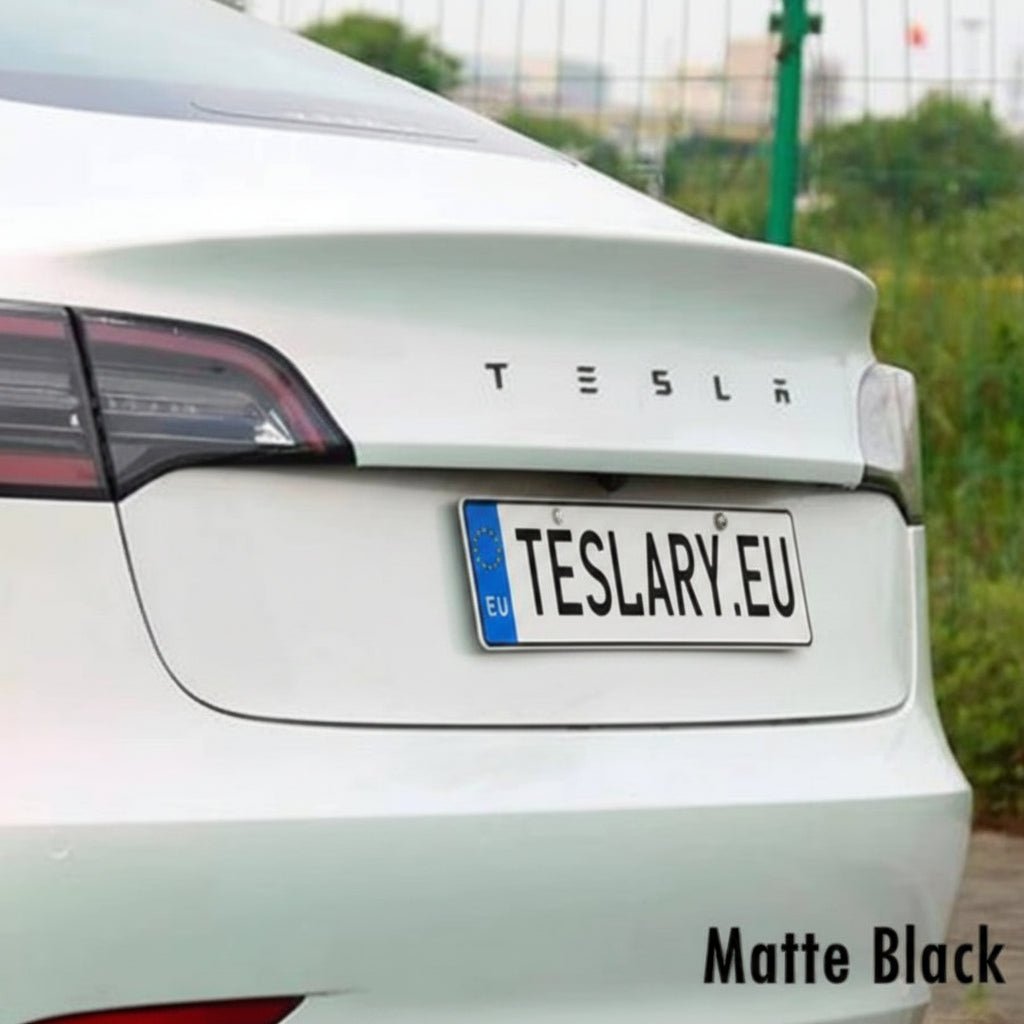 ABS 3D TESLA letter New Logo Style for your Tesla Model 3 Y S X - TESLARY Tesla Shop Accessories Europe Nederlands Dublin Cork Ireland Deutschland Espana Alicante France Italia