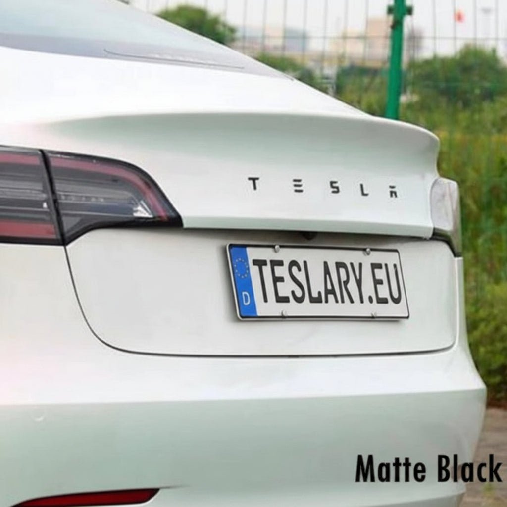 ABS 3D TESLA letter New Logo Style for your Tesla Model 3 Y S X - TESLARY Tesla Shop Accessories Europe Nederlands Dublin Cork Ireland Deutschland Espana Alicante France Italia