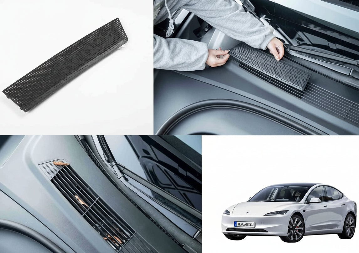 Air intake Protective Cover for Tesla Model 3+ Highland - TESLARY Tesla Shop Accessories Europe Nederlands Dublin Cork Ireland Deutschland Espana Alicante France Italia