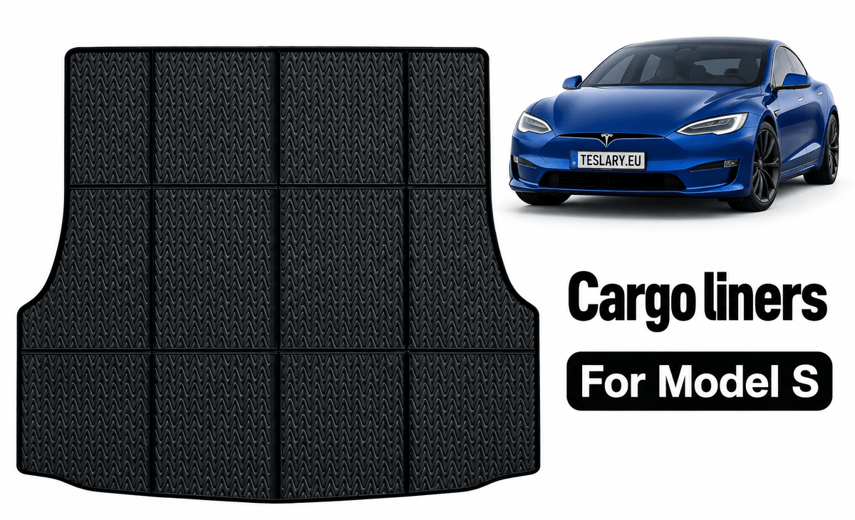 All Weather Trunk Mat for For Tesla Model S 2014 - 2021 - TESLARY Buy Tesla Shop Accessories Europe Nederlands Dublin Cork Ireland Deutschland Espana Iceland Finland France Italia