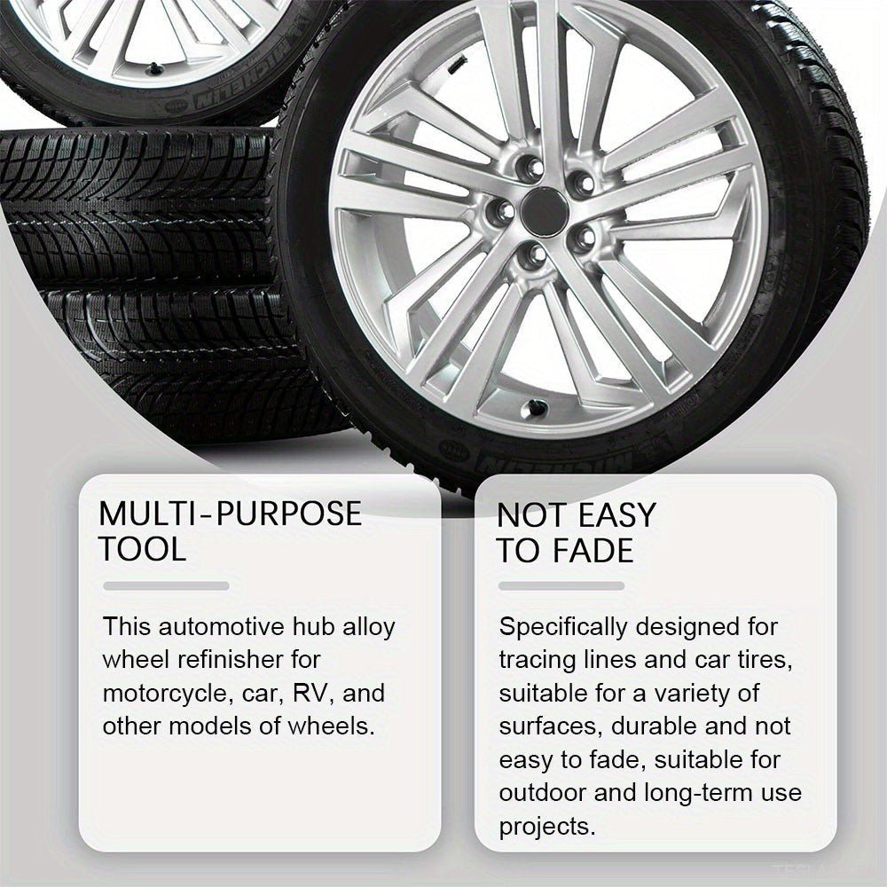 Automotive Hub Wheel Refinisher, Alloy Wheel Scratch Repair Paste, Car Maintenance Polishing Cream for Rust & Scale Removal - TESLARY Tesla Shop Accessories Europe Nederlands Dublin Cork Ireland Deutschland Espana Alicante France Italia