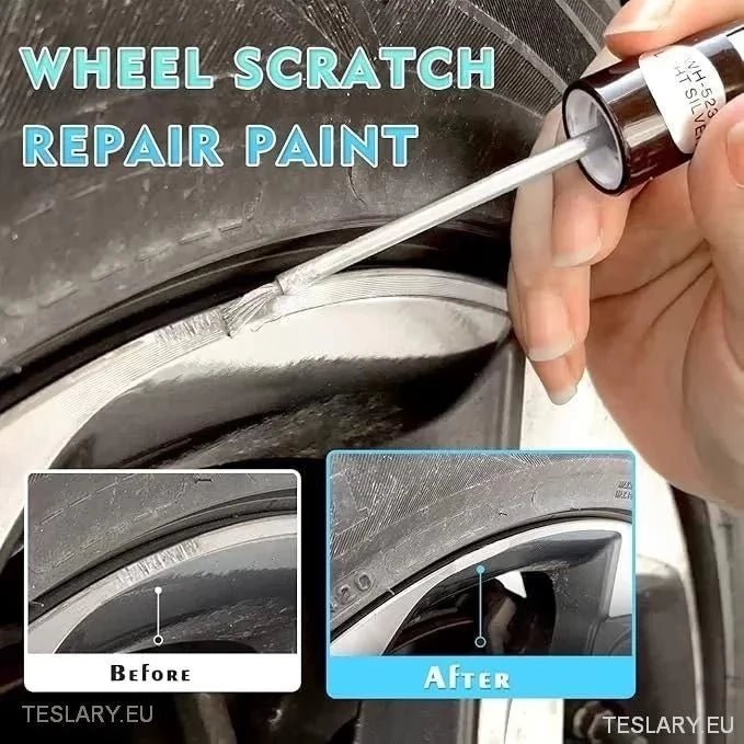 Car Touch Up Paint Pen with Brush - TESLARY Tesla Shop Accessories Europe Nederlands Ireland Deutschland Espana Alicante France Italia