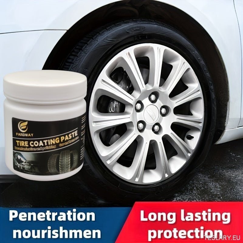 500ml Car Tyre Waxing and Glazing for your EV - TESLARY Tesla Shop Accessories Europe Nederlands Ireland Deutschland Espana Alicante France Italia