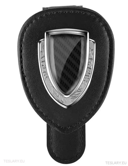 Carbon Fiber Style Sun Visor Clip for Tesla Models S/3/X/Y - TESLARY Tesla Shop Accessories Europe Nederlands Ireland Deutschland Espana Alicante France Italia