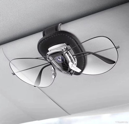 Carbon Fiber Style Sun Visor Clip for Tesla Models S/3/X/Y - TESLARY Tesla Shop Accessories Europe Nederlands Ireland Deutschland Espana Alicante France Italia