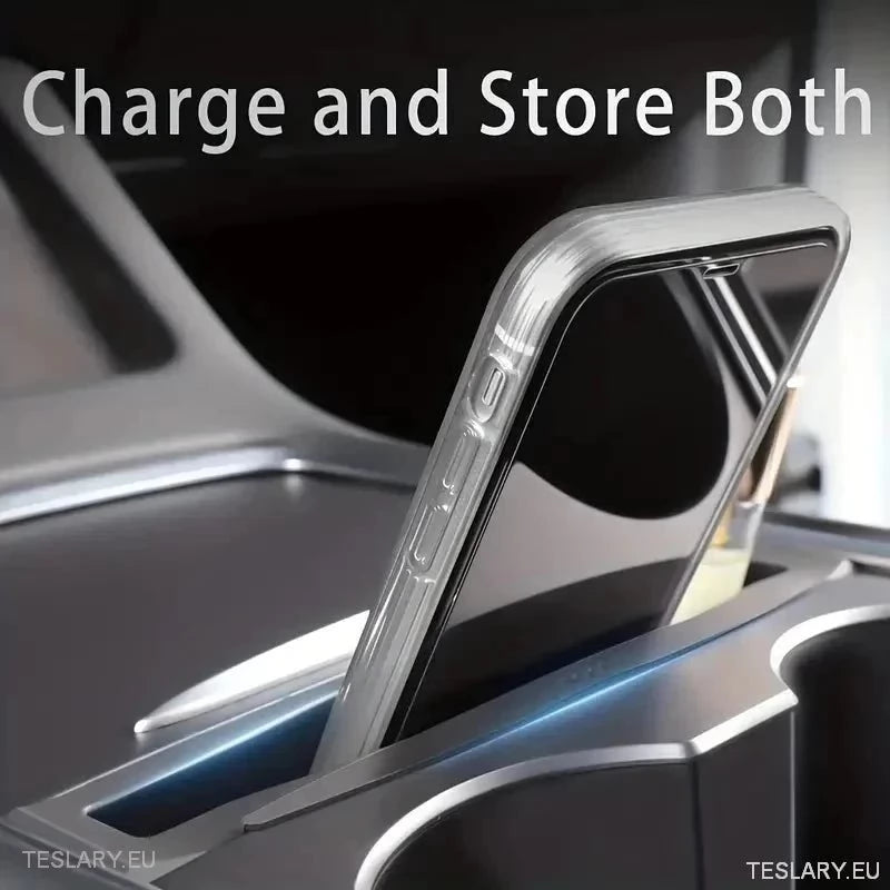 Centre Console Organiser & Phone Holder for Tesla Model 3 / Y - TESLARY Tesla Shop Accessories Europe Nederlands Dublin Cork Ireland Deutschland Espana Alicante France Italia