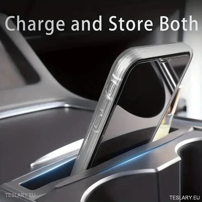 Centre Console Organiser & Phone Holder for Tesla  Model 3 / Y