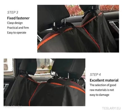 Robust Dog Car Seat Cover for Back Seat Suitable for Tesla 3 , Y & S & Other EVs
