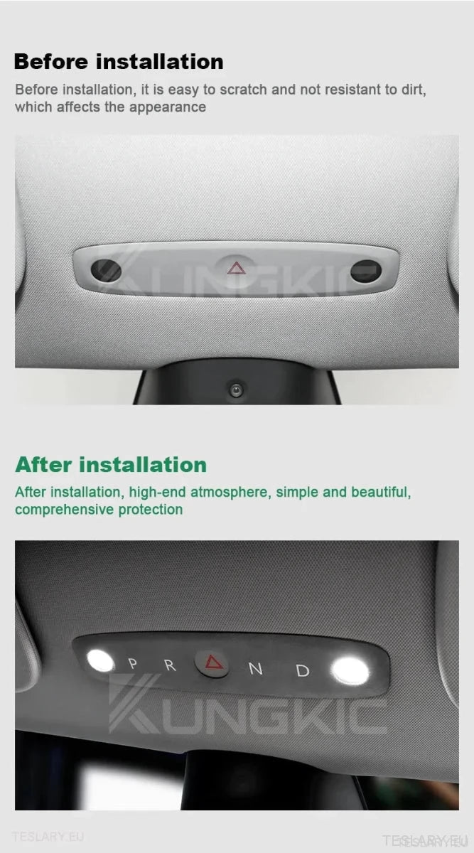 Dome / Map Light Cover for Tesla 3 Highland - TESLARY Tesla Shop Accessories Europe Nederlands Ireland Deutschland Espana Alicante France Italia