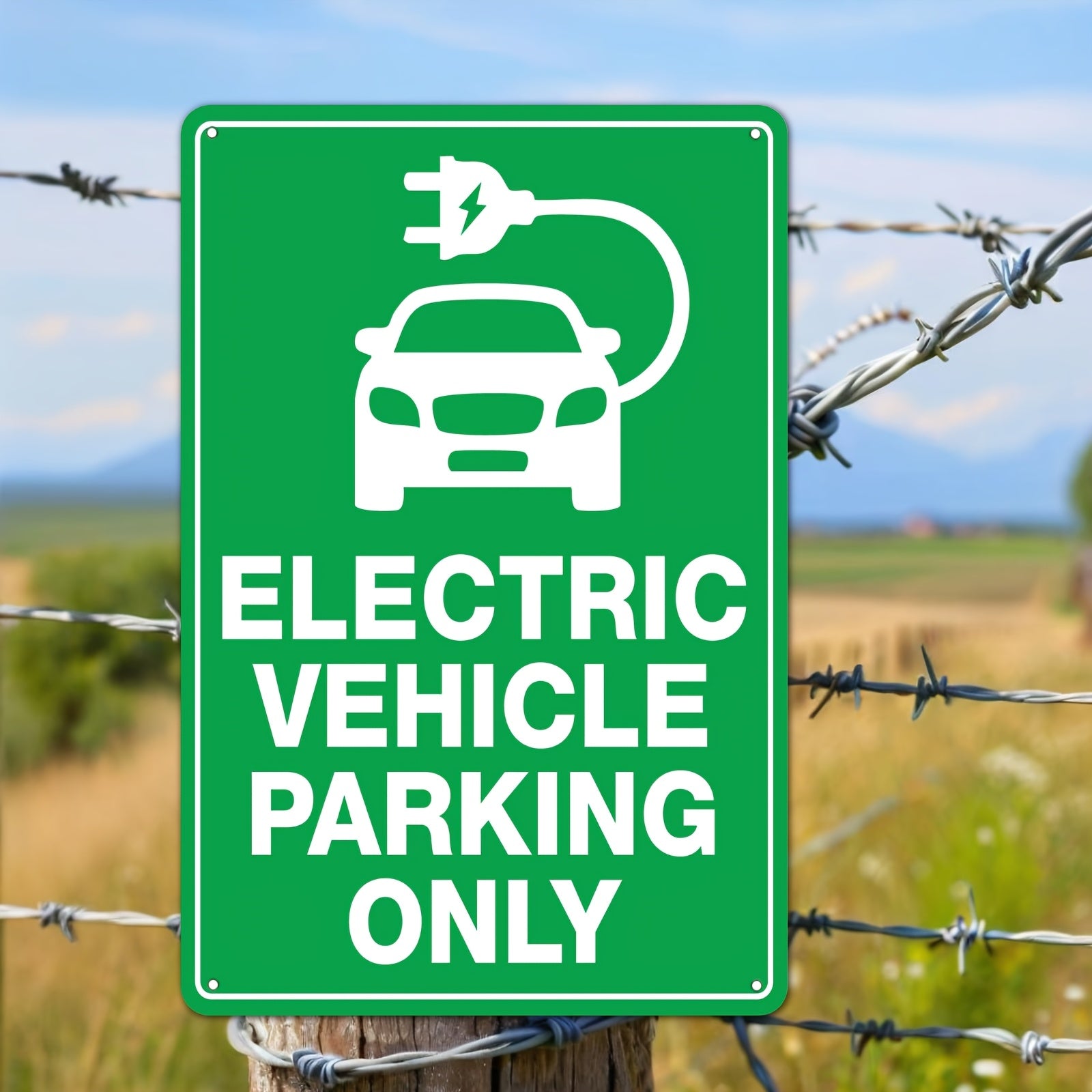 ELECTRIC VEHICLE PARKING ONLY SIGN TESLARY.EU EUROPE IRELAND TESLA