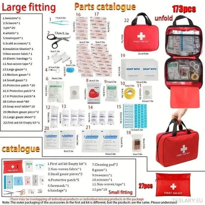Emergency First Aid Kit (LARGE) - TESLARY Tesla Shop Accessories Europe Nederlands Ireland Deutschland Espana Alicante France Italia