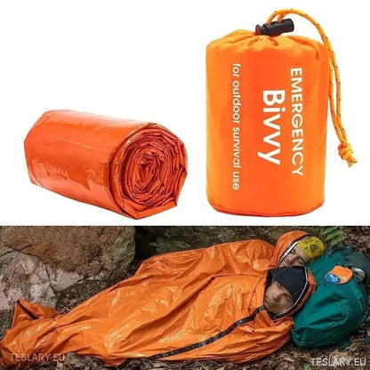 Emergency Sleeping Bag - Outdoor Survival - TESLARY Tesla Shop Accessories Europe Nederlands Dublin Cork Ireland Deutschland Espana Alicante France Italia