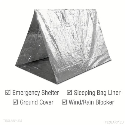 Emergency Thermal Blankets - Outdoor Survival - TESLARY Tesla Shop Accessories Europe Nederlands Dublin Cork Ireland Deutschland Espana Alicante France Italia