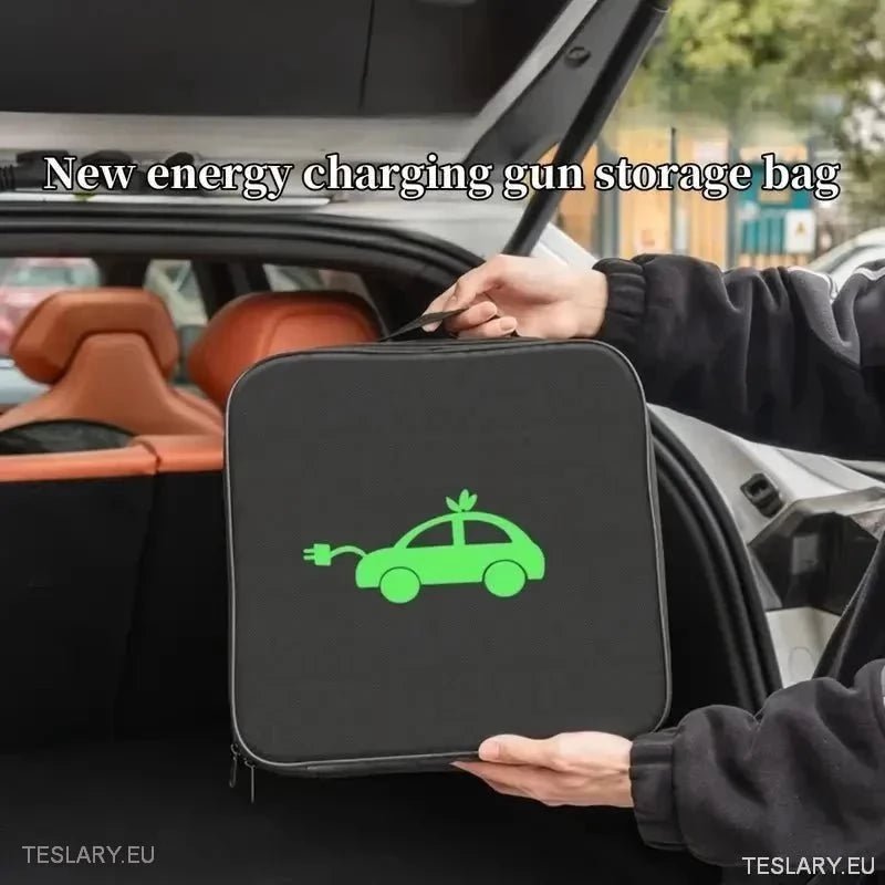 EV Cable Storage Bags Round , Square & Rectangular - TESLARY Tesla Shop Accessories Europe Nederlands Ireland Deutschland Espana Alicante France Italia