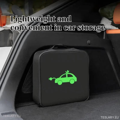 EV Cable Storage Bags Round , Square & Rectangular - TESLARY Tesla Shop Accessories Europe Nederlands Ireland Deutschland Espana Alicante France Italia