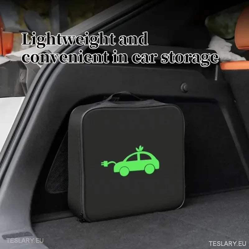 EV Cable Storage Bags Round , Square & Rectangular - TESLARY Tesla Shop Accessories Europe Nederlands Ireland Deutschland Espana Alicante France Italia