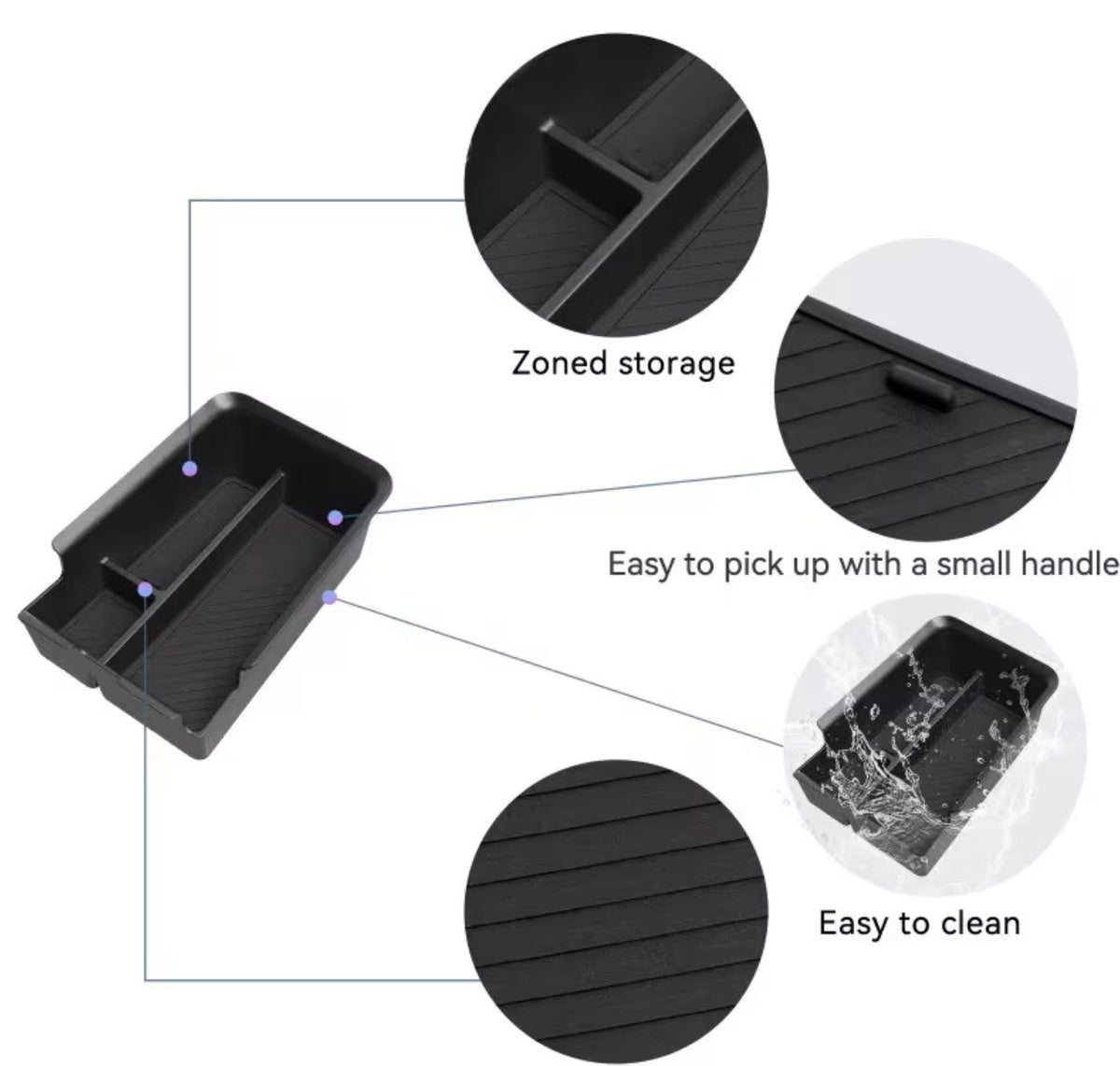 FMG4 EV Urban 2026 Car Armrest Box Storage Tray Center Console Holder Stowing Plate Organizer Interior Accessories Center Console Storage Tray - TESLARY Buy Tesla Shop Accessories Europe Nederlands Dublin Cork Ireland Deutschland Espana Iceland Finland France Italia