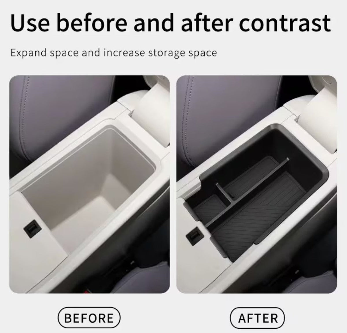 FMG4 EV Urban 2026 Car Armrest Box Storage Tray Center Console Holder Stowing Plate Organizer Interior Accessories Center Console Storage Tray - TESLARY Buy Tesla Shop Accessories Europe Nederlands Dublin Cork Ireland Deutschland Espana Iceland Finland France Italia
