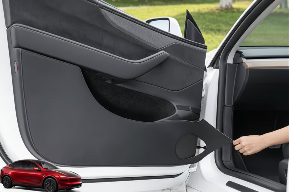 Tesla Model 3 Highland - Tesla Model Y Juniper Front Rear Door Kick Protection Buy From Europes Tesla Accessories Online Store with Delivery Across Europe with Fedex TESLARY.EU